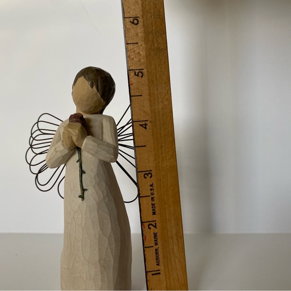 Willow Tree “Loving Angel" DEMDACO 2002 Susan Lordi Figurine Angelic Flower EUC - Picture 8 of 11